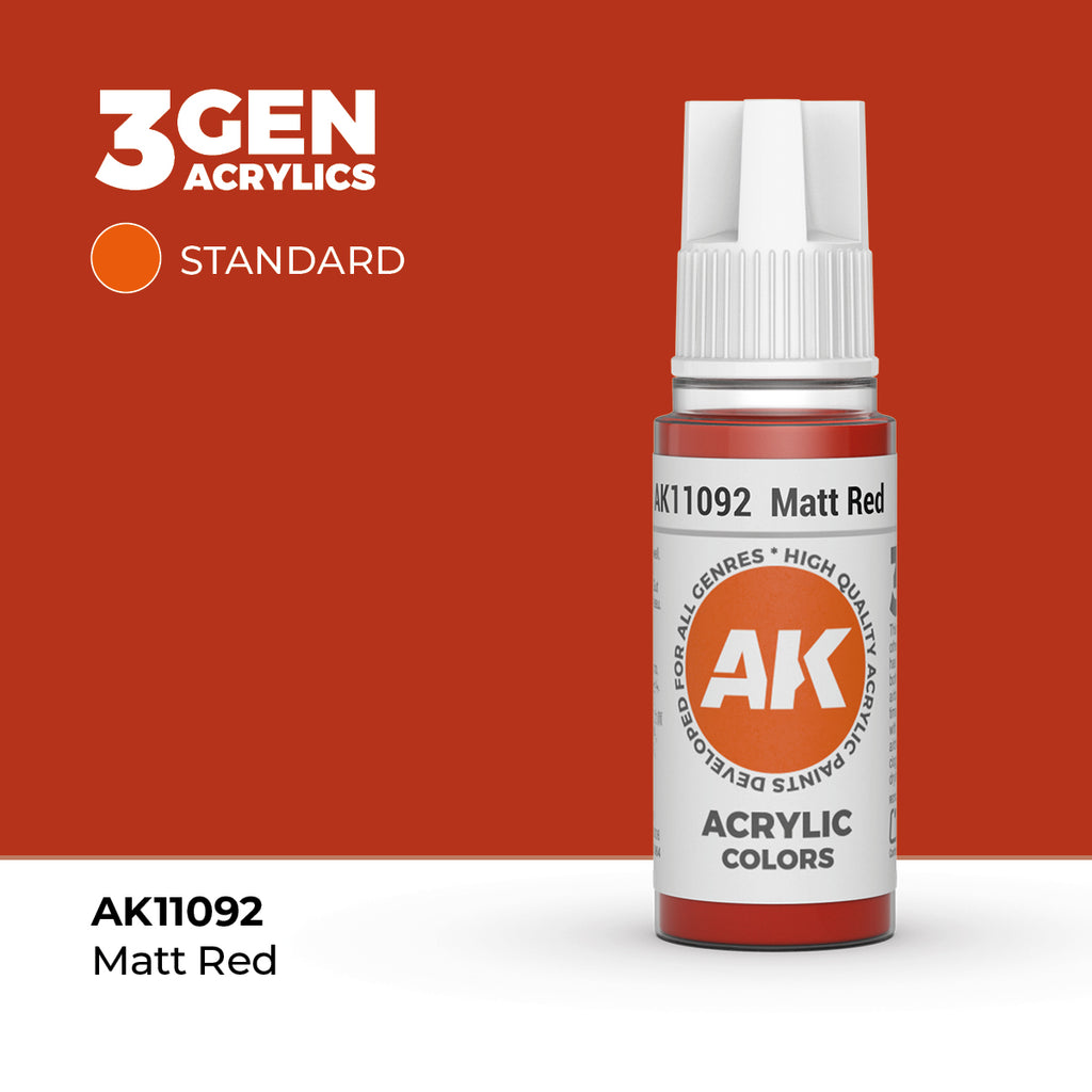 AK 3rd Gen - AK11092 - Matt Red