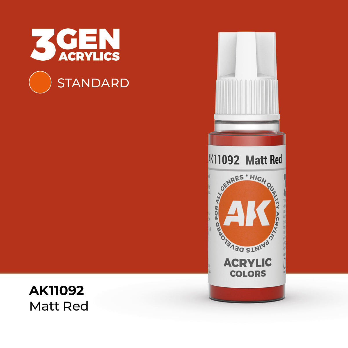 AK 3rd Gen - AK11092 - Matt Red