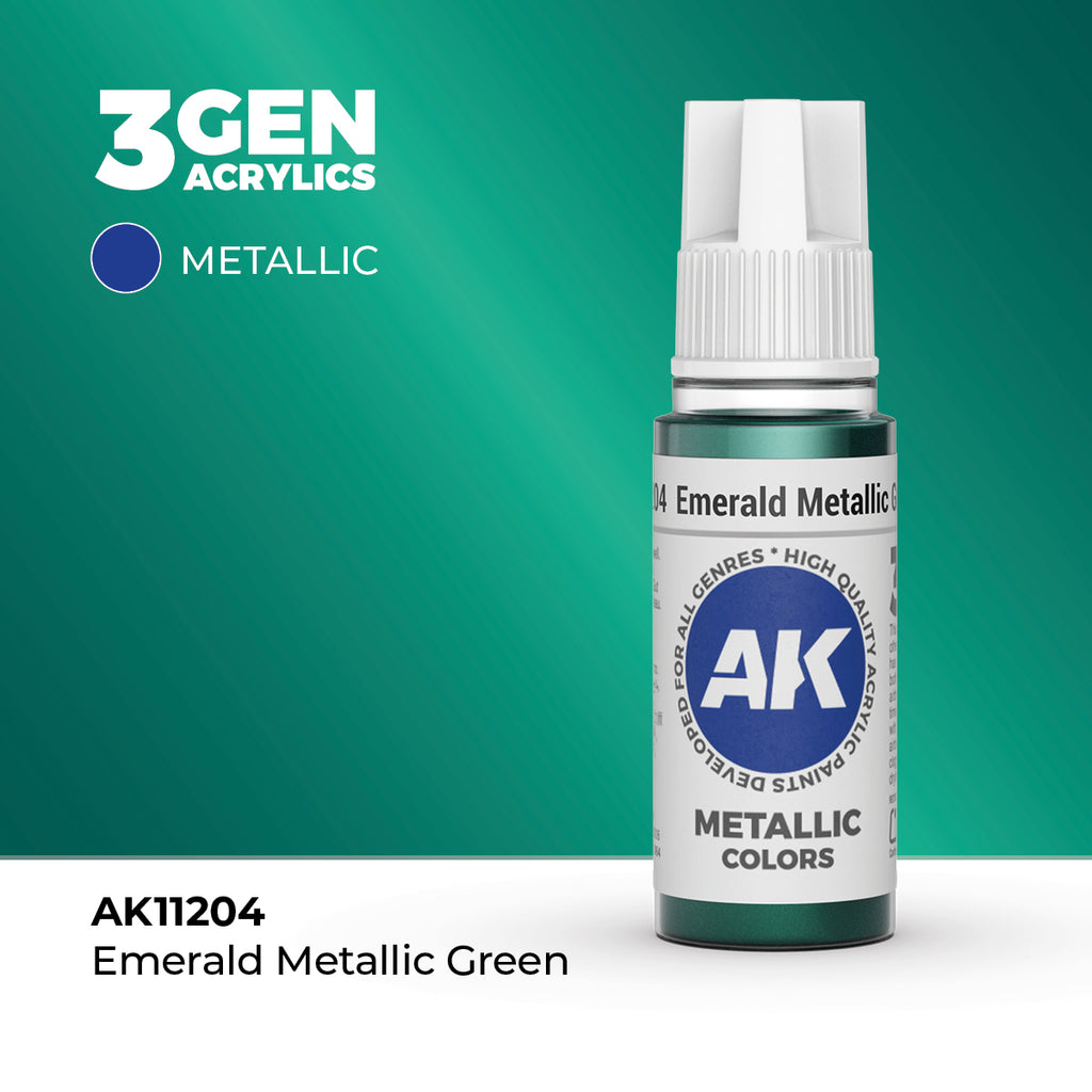 AK 3rd Gen - AK11204 - Emerald Metallic Green