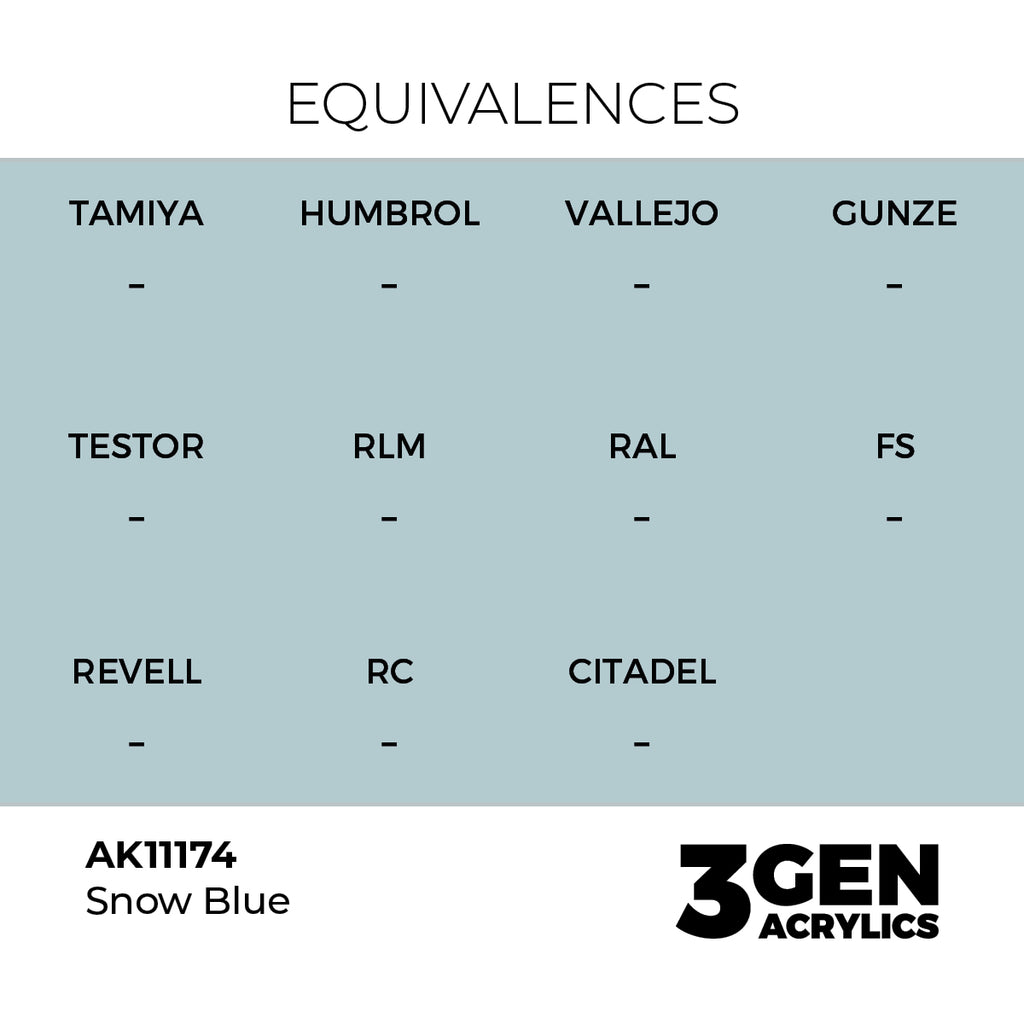 AK 3rd Gen - AK11174 - Snow Blue