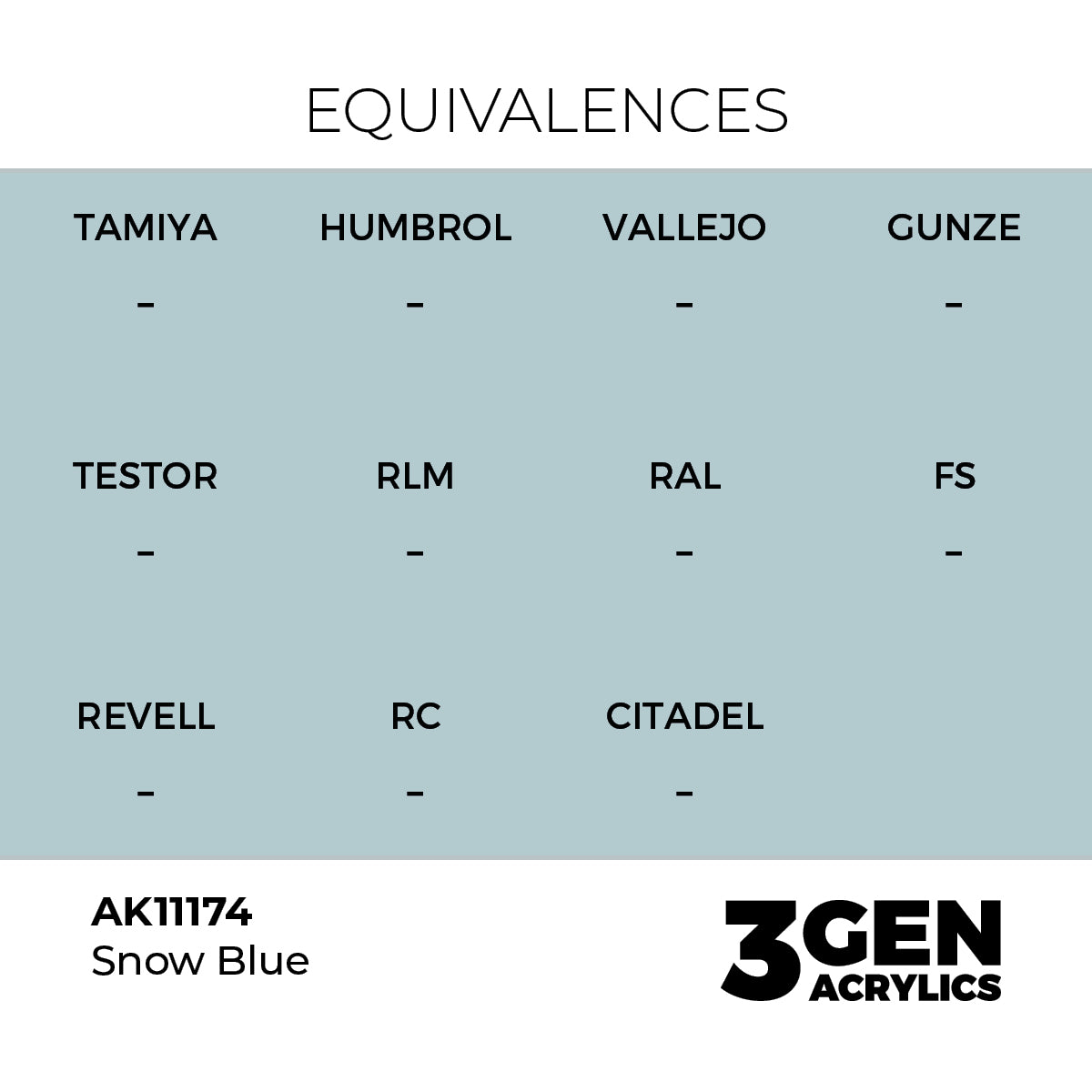 AK 3rd Gen - AK11174 - Snow Blue