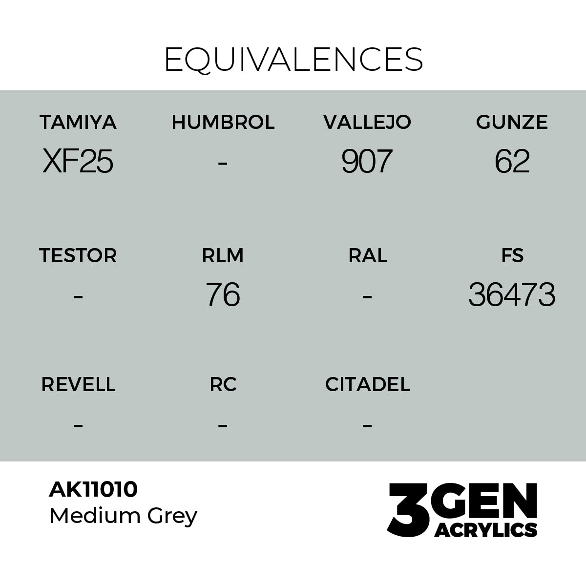 AK 3rd Gen - AK11010 - Medium Grey