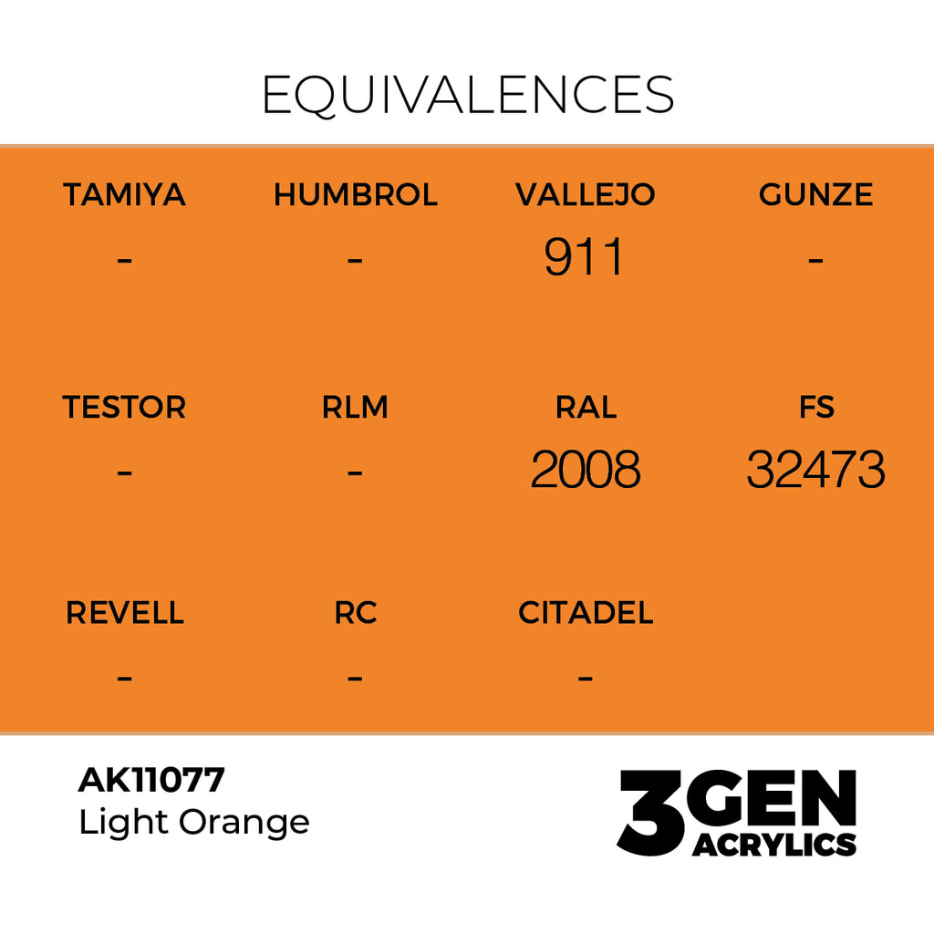 AK 3rd Gen - AK11077 - Light Orange