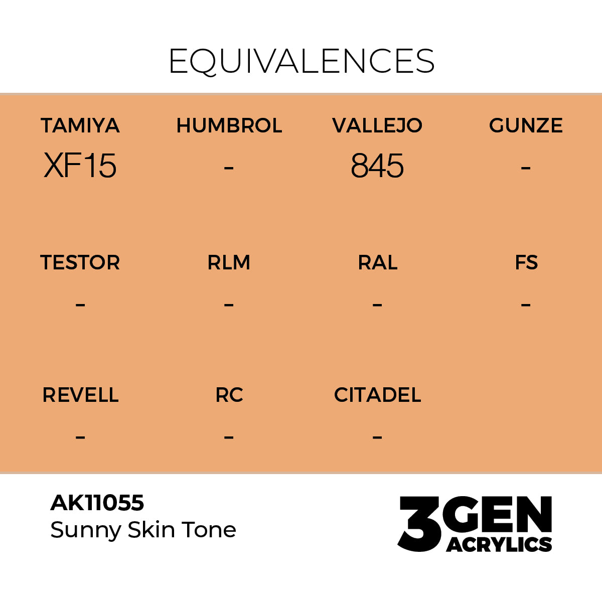 AK 3rd Gen - AK11055 - Sunny Skin Tone