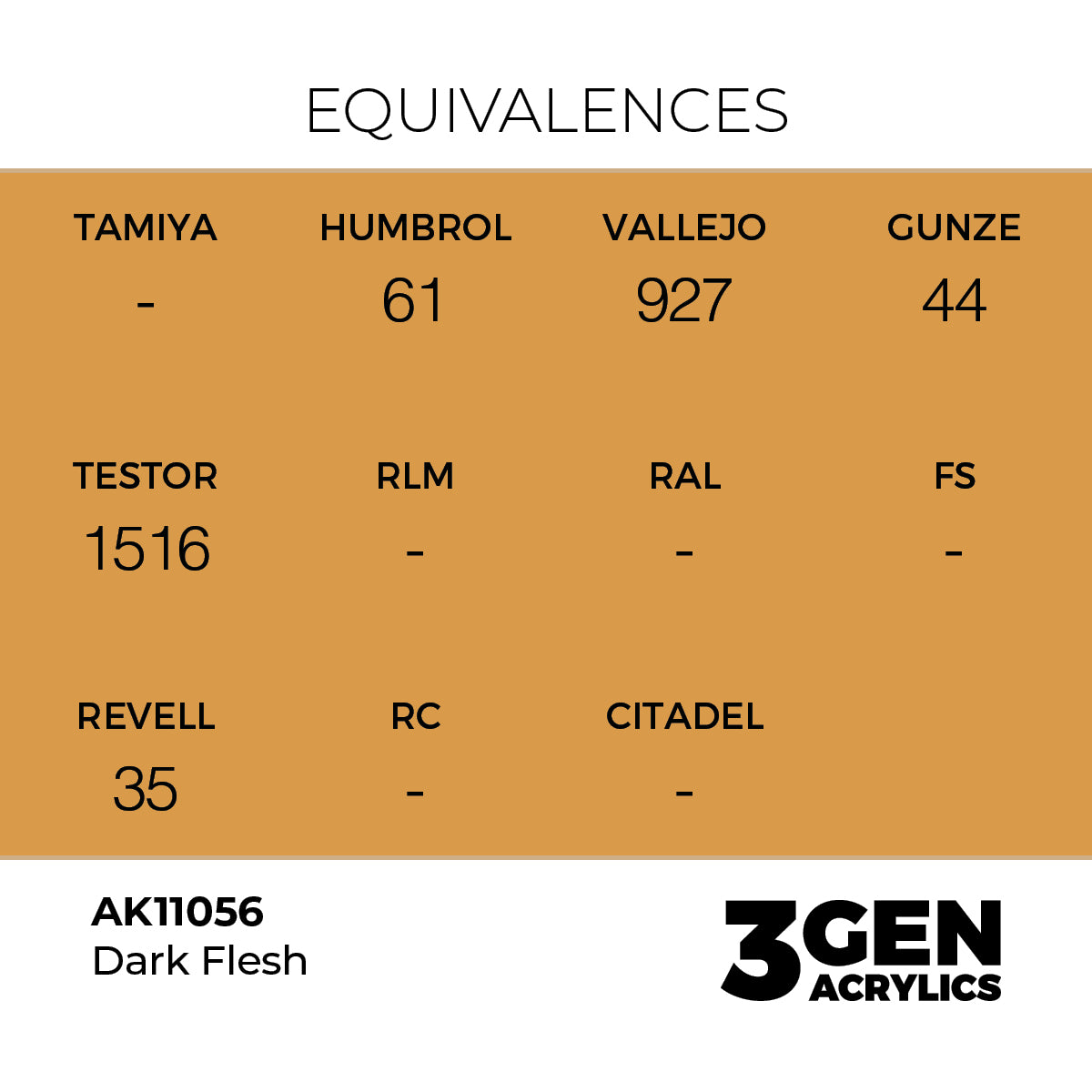 AK 3rd Gen - AK11056 - Dark Flesh