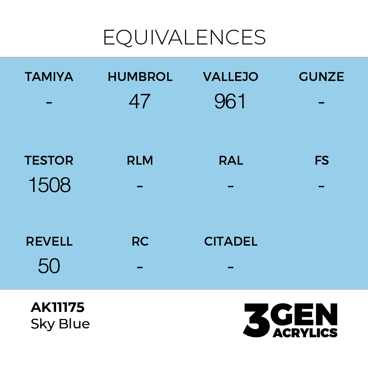 AK 3rd Gen - AK11175 - Sky Blue