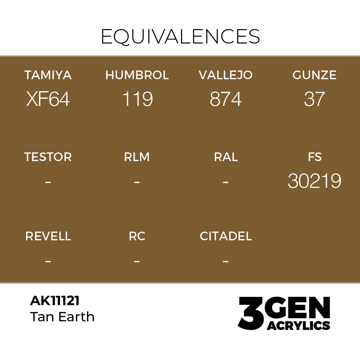 AK 3rd Gen - AK11121 - Tan Earth