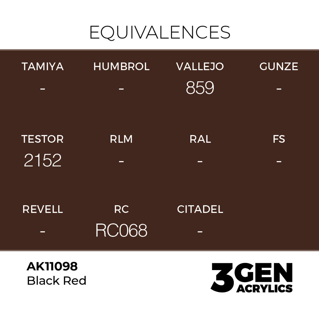 AK 3rd Gen - AK11098 - Black Red