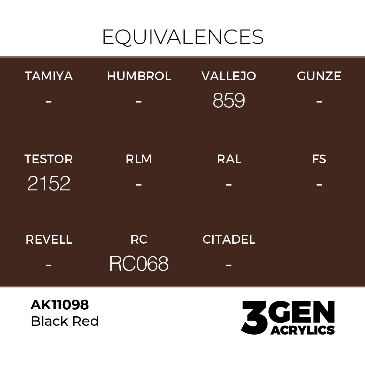 AK 3rd Gen - AK11098 - Black Red