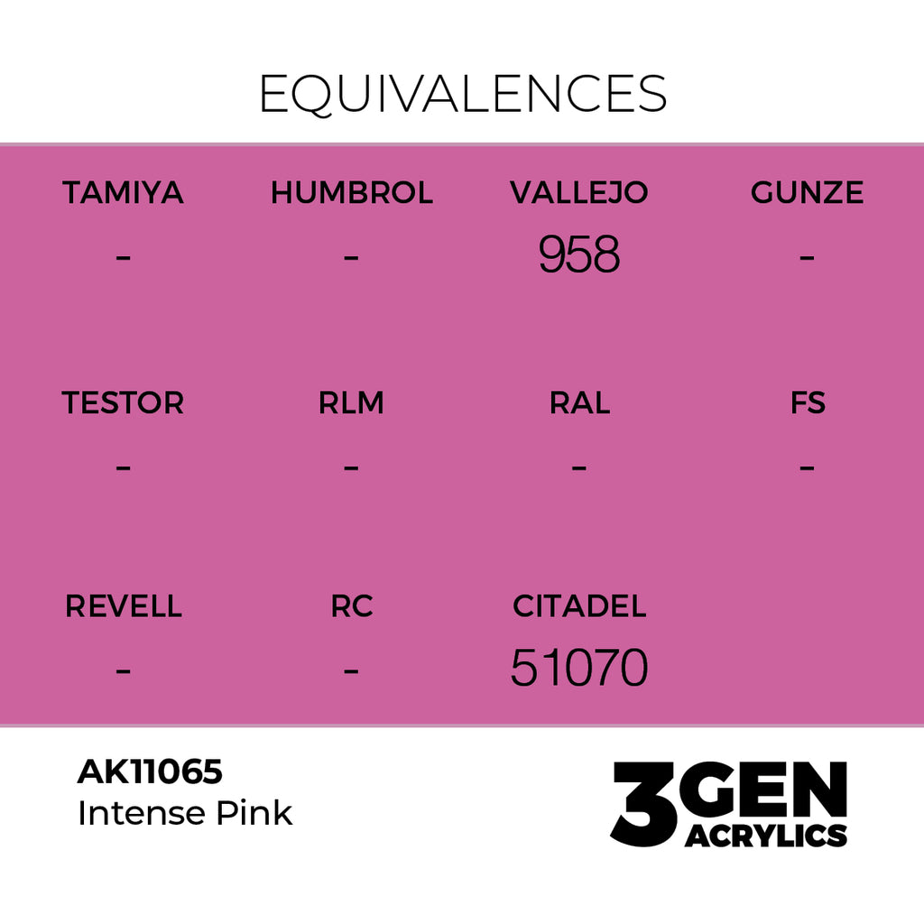 AK 3rd Gen - AK11065 - Intense Pink