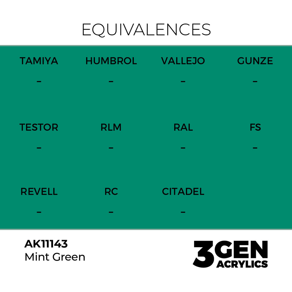 AK 3rd Gen - AK11143 - Mint Green
