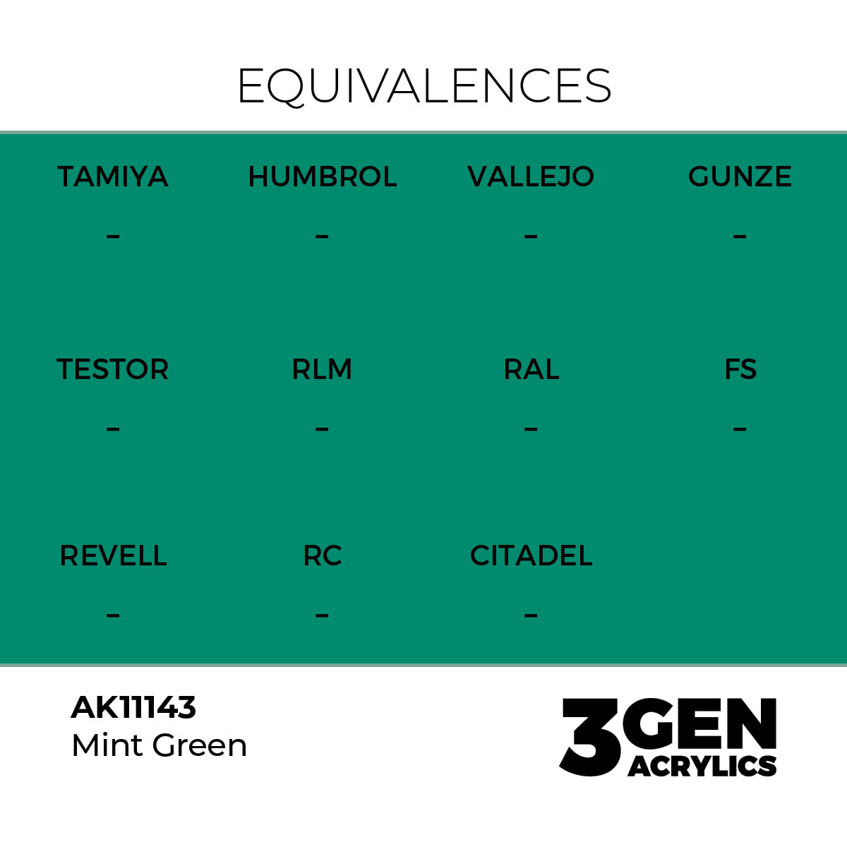 AK 3rd Gen - AK11143 - Mint Green