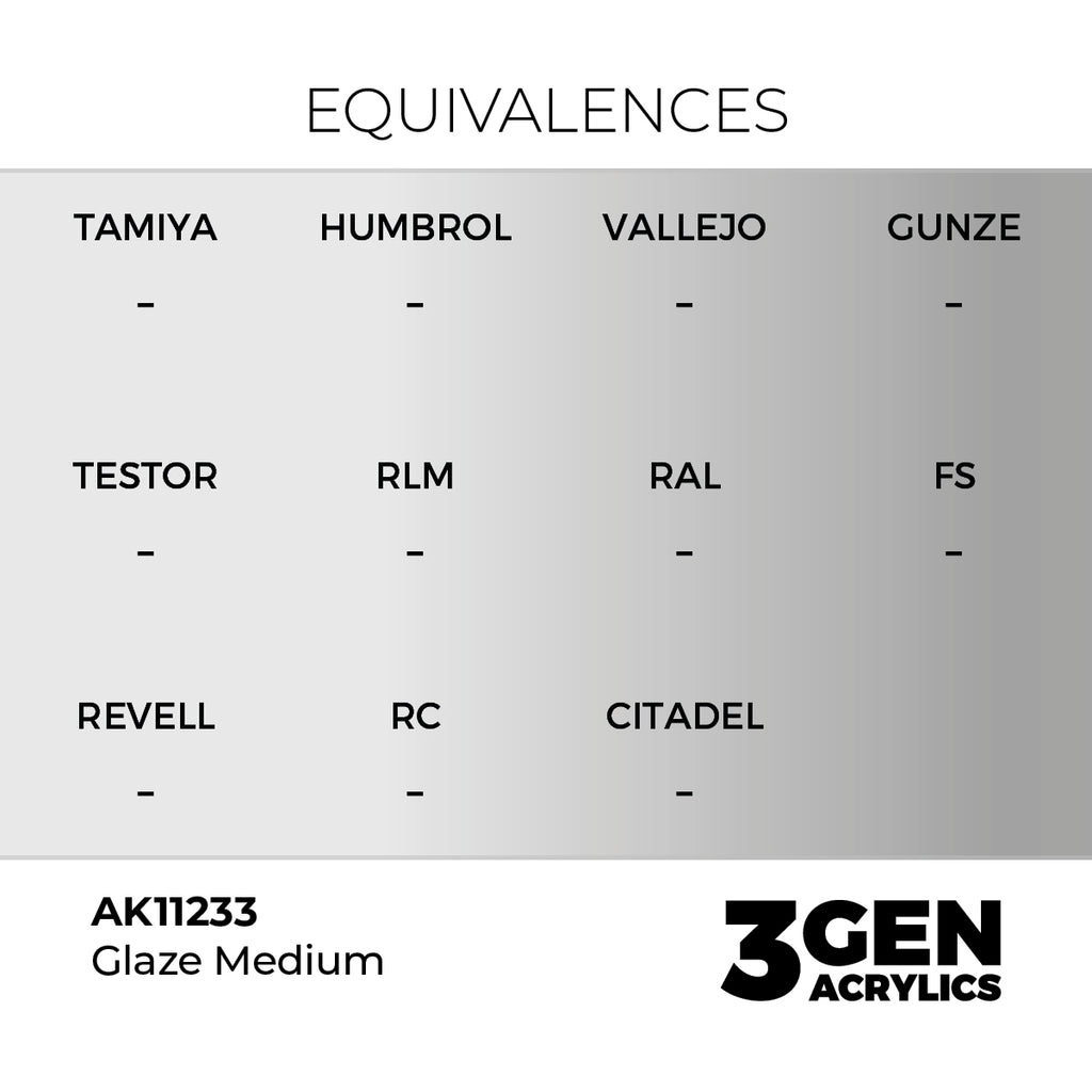 AK 3rd Gen - AK11233 - Glaze Medium