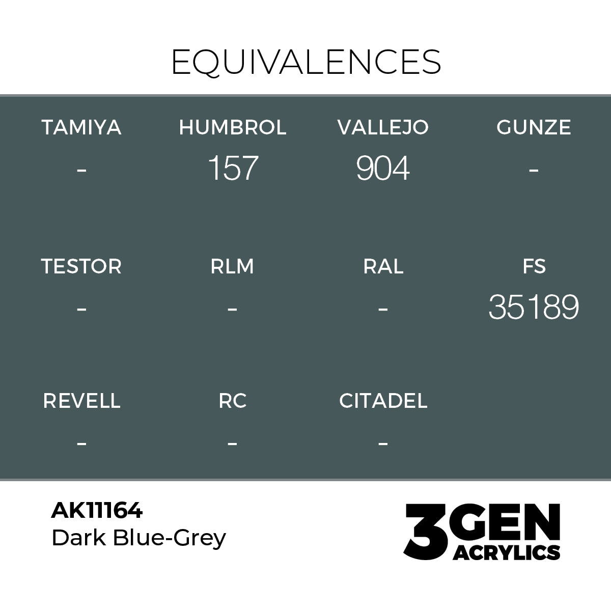 AK 3rd Gen - AK11164 - Dark Blue Grey