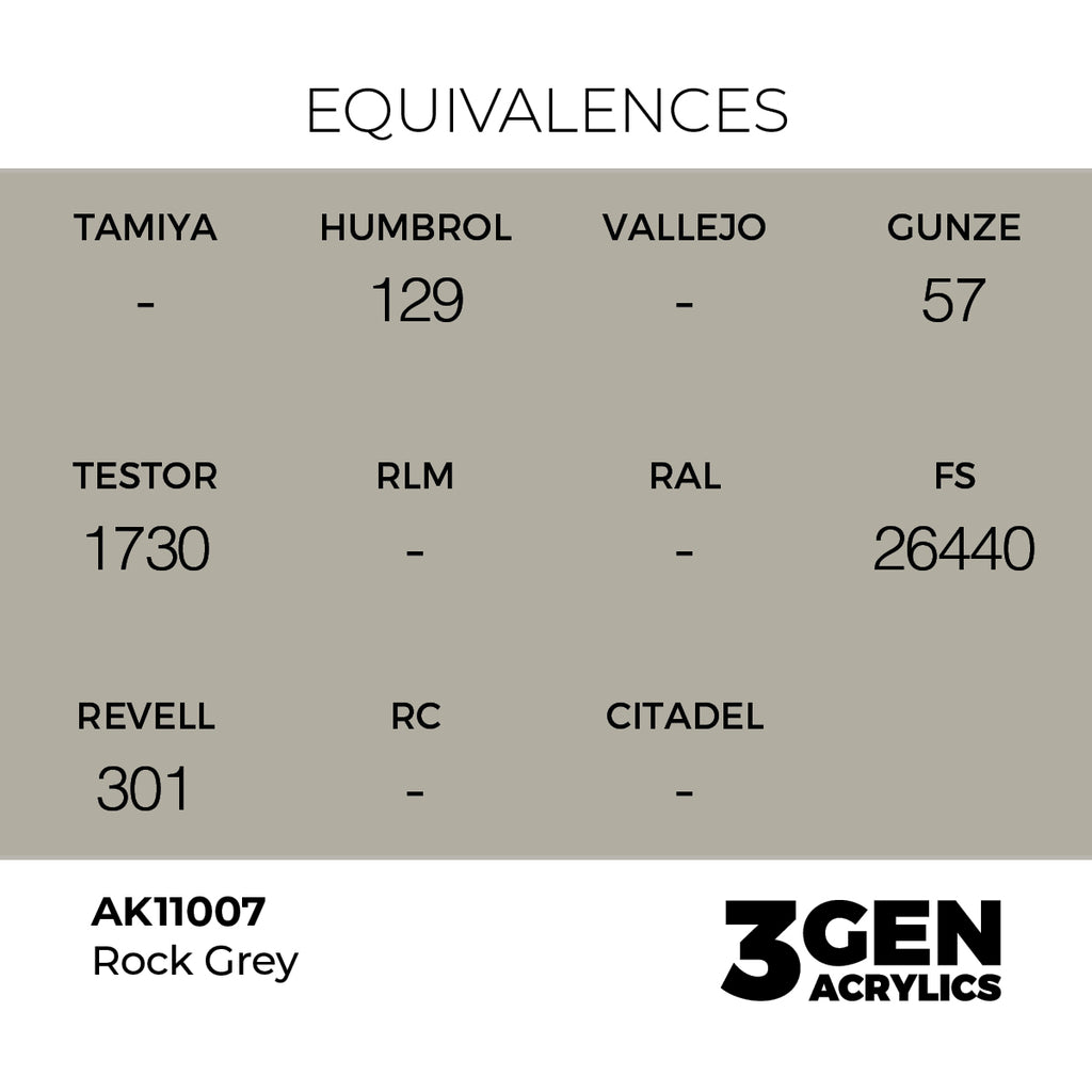 AK 3rd Gen - AK11007 - Rock Grey