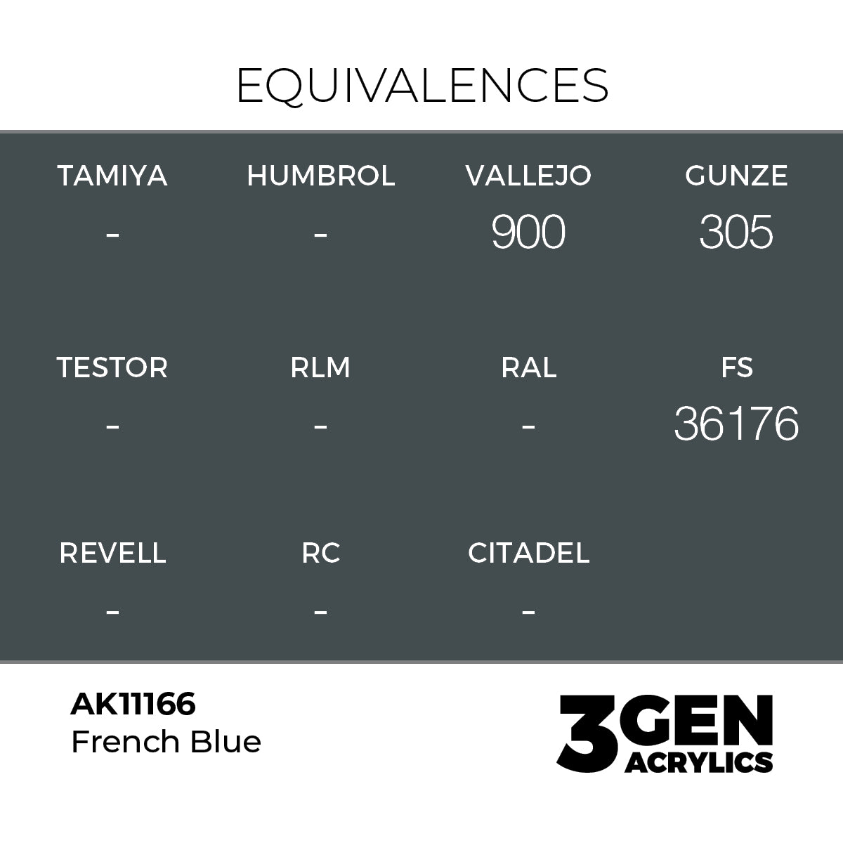 AK 3rd Gen - AK11166 - French Blue