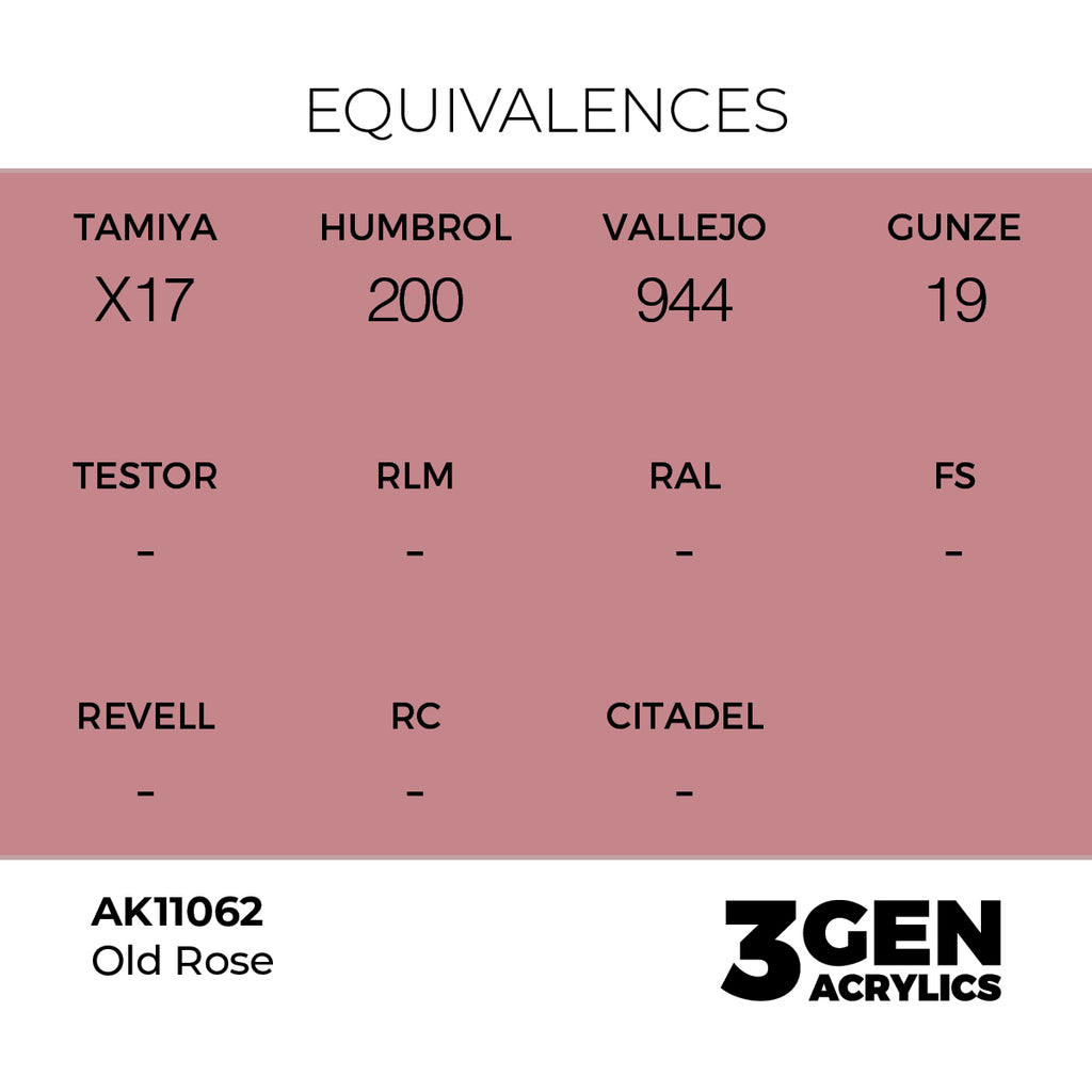 AK 3rd Gen - AK11062 - Old Rose