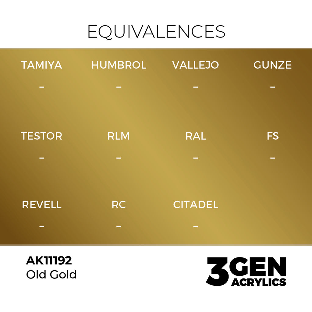 AK 3rd Gen - AK11192 - Old Gold