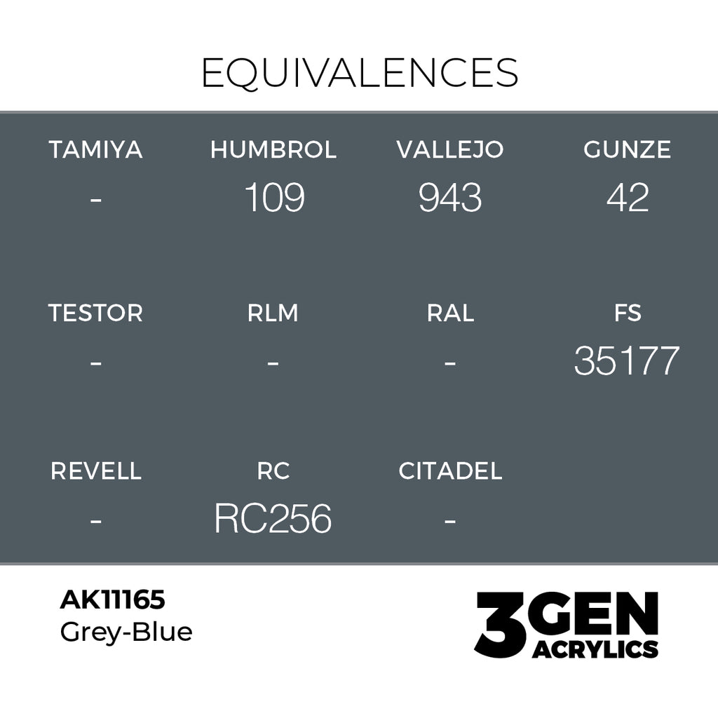 AK 3rd Gen - AK11165 - Grey Blue
