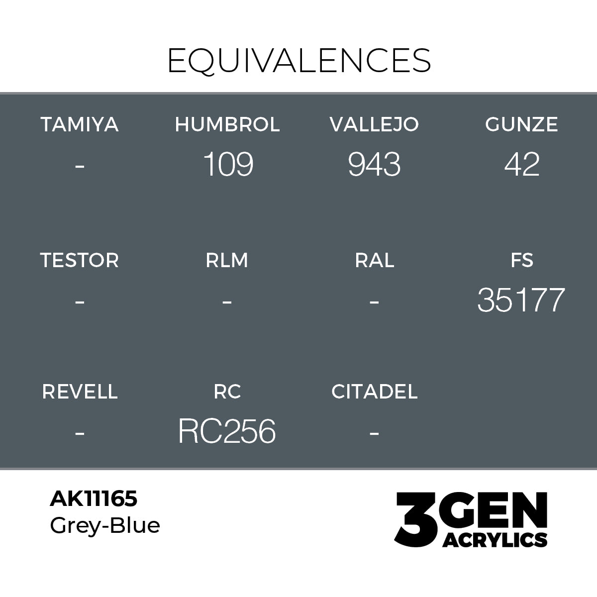 AK 3rd Gen - AK11165 - Grey Blue