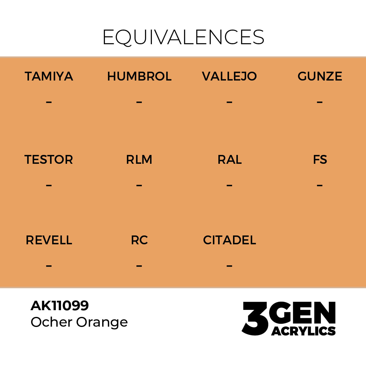 AK 3rd Gen - AK11099 - Ocher Orange