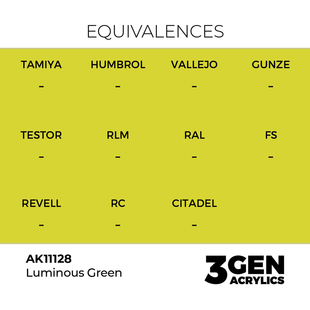AK 3rd Gen - AK11128 - Luminous Green