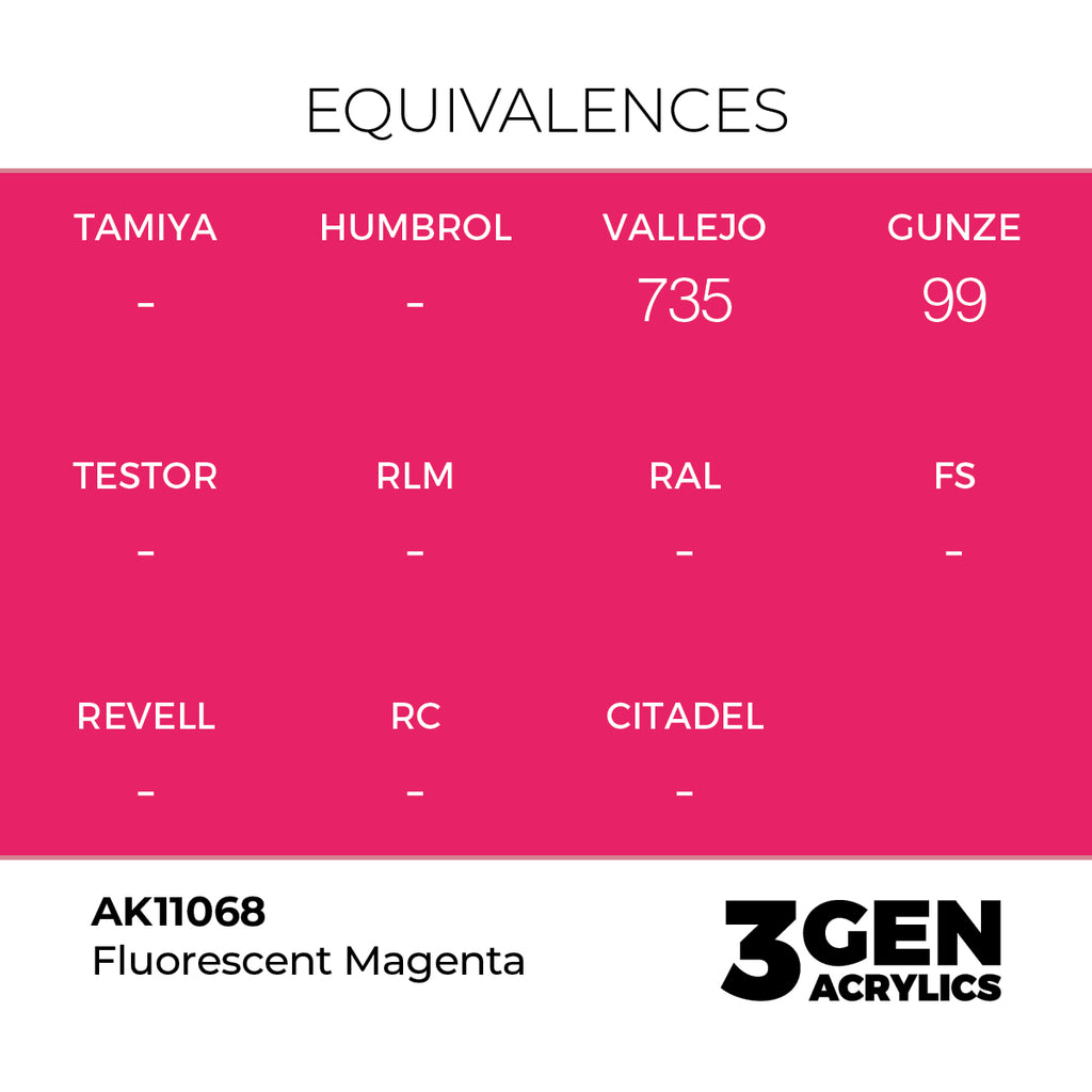 AK 3rd Gen - AK11068 - Fluorescent Magenta