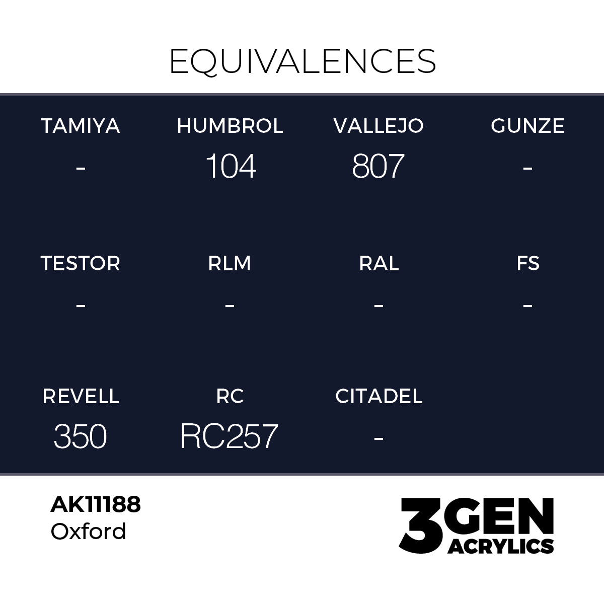 AK 3rd Gen - AK11188 - Oxford