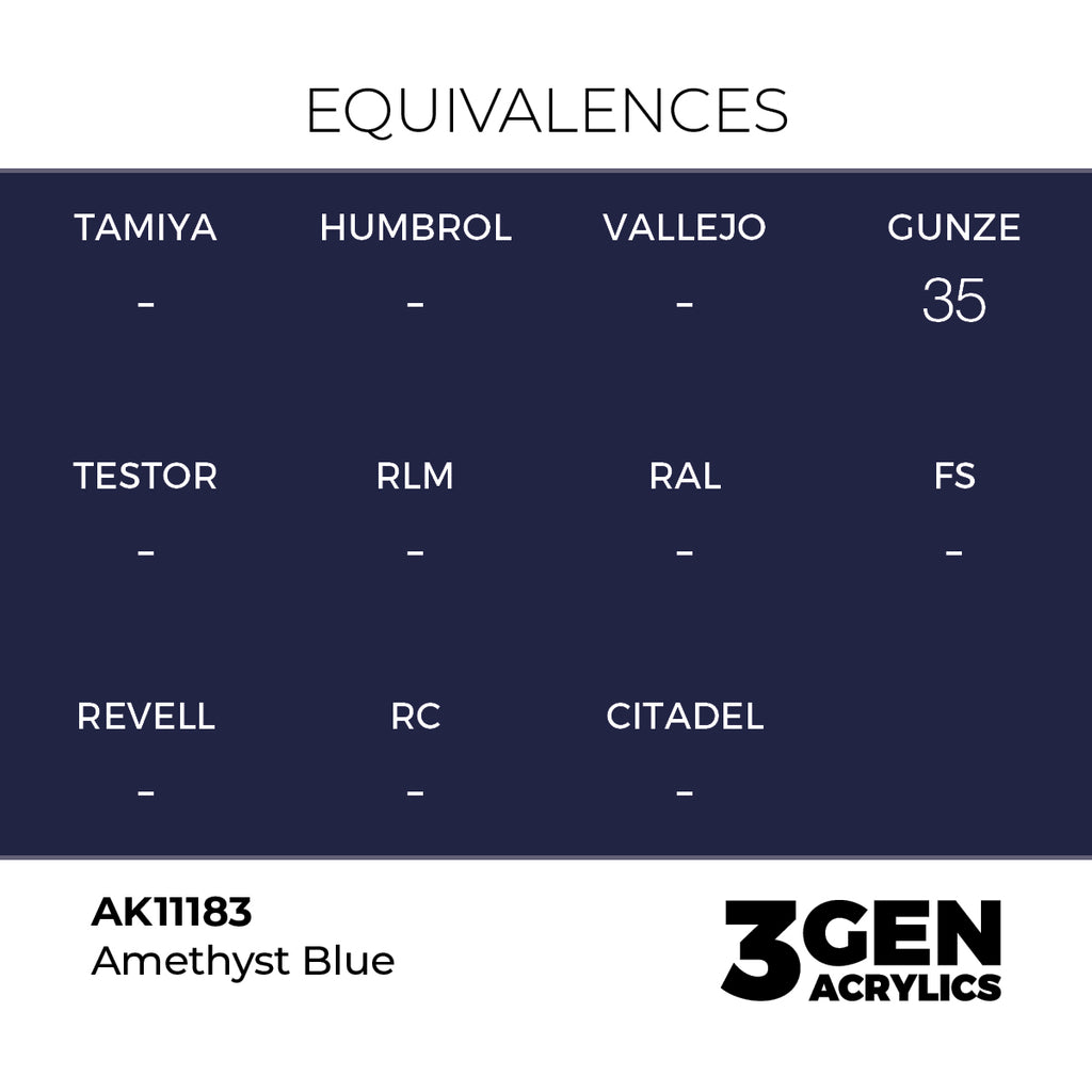AK 3rd Gen - AK11183 - Amethyst Blue