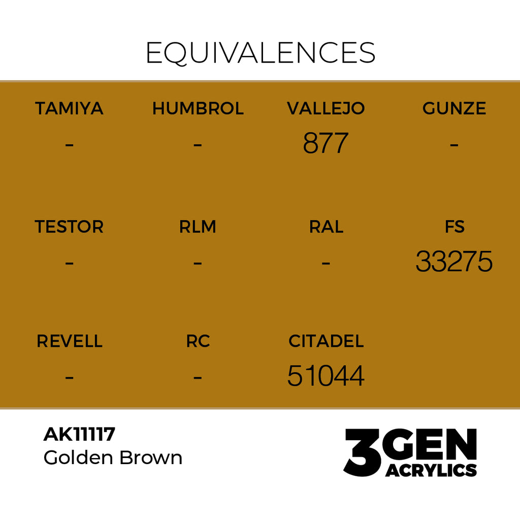 AK 3rd Gen - AK11117 - Golden Brown