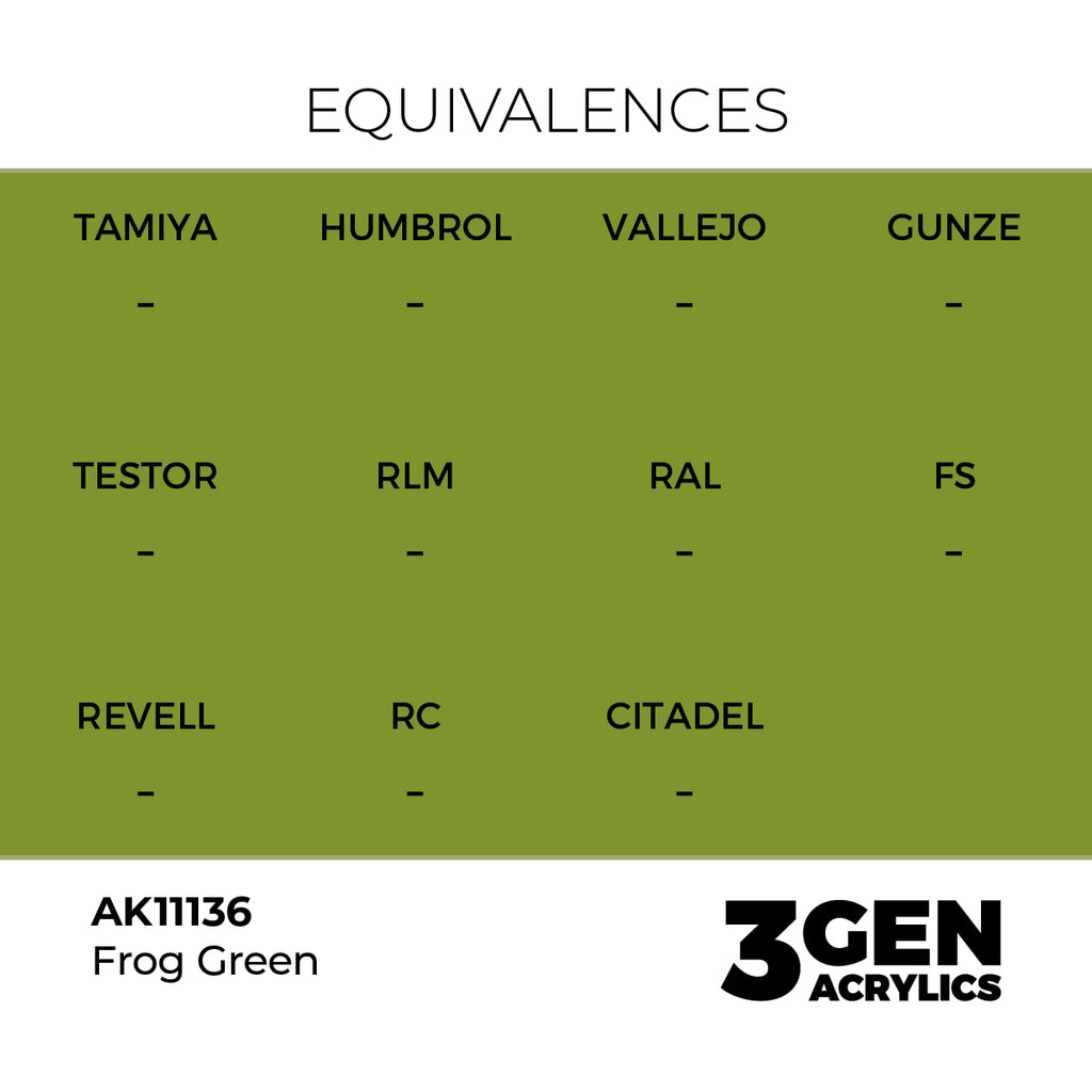 AK 3rd Gen - AK11136 - Frog Green