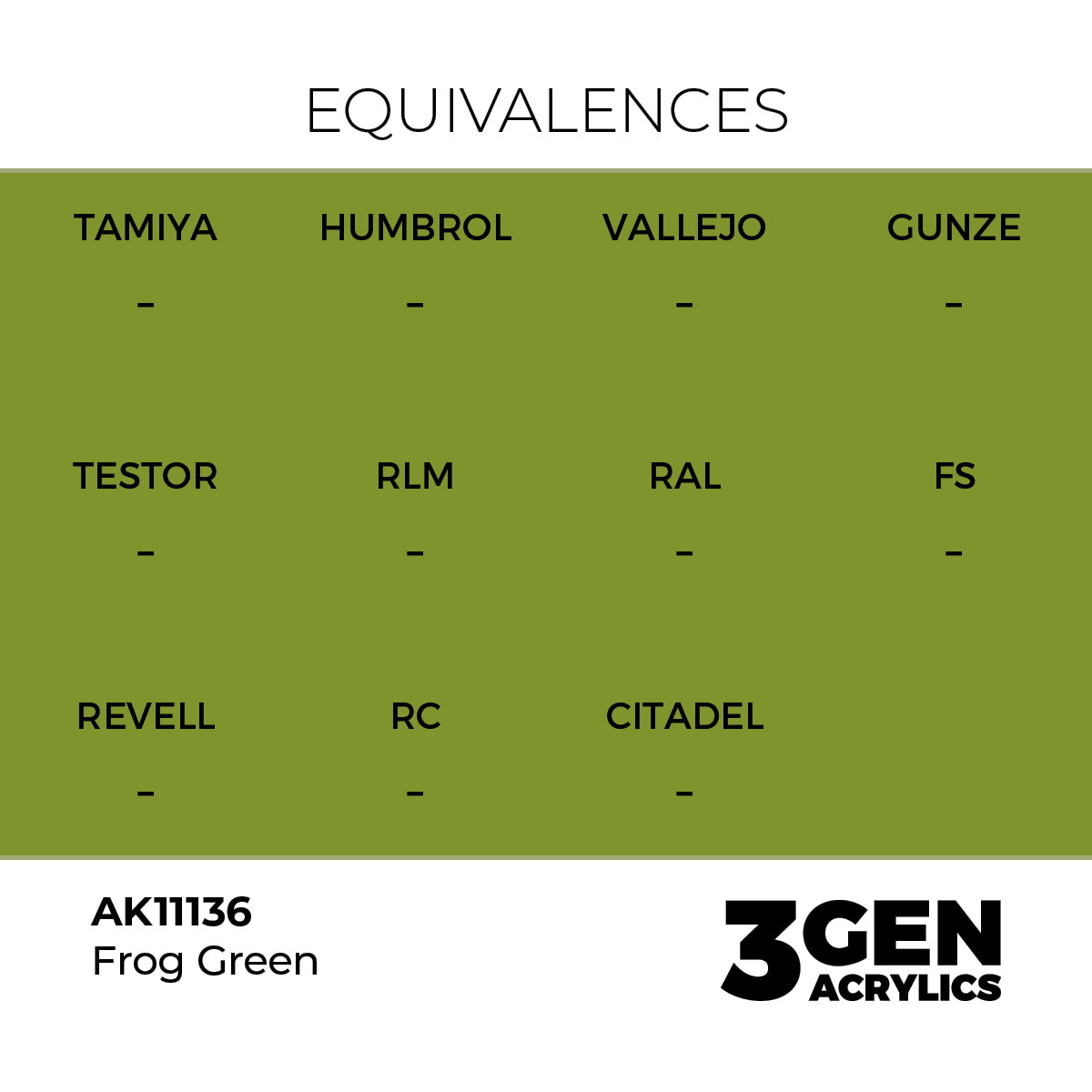 AK 3rd Gen - AK11136 - Frog Green