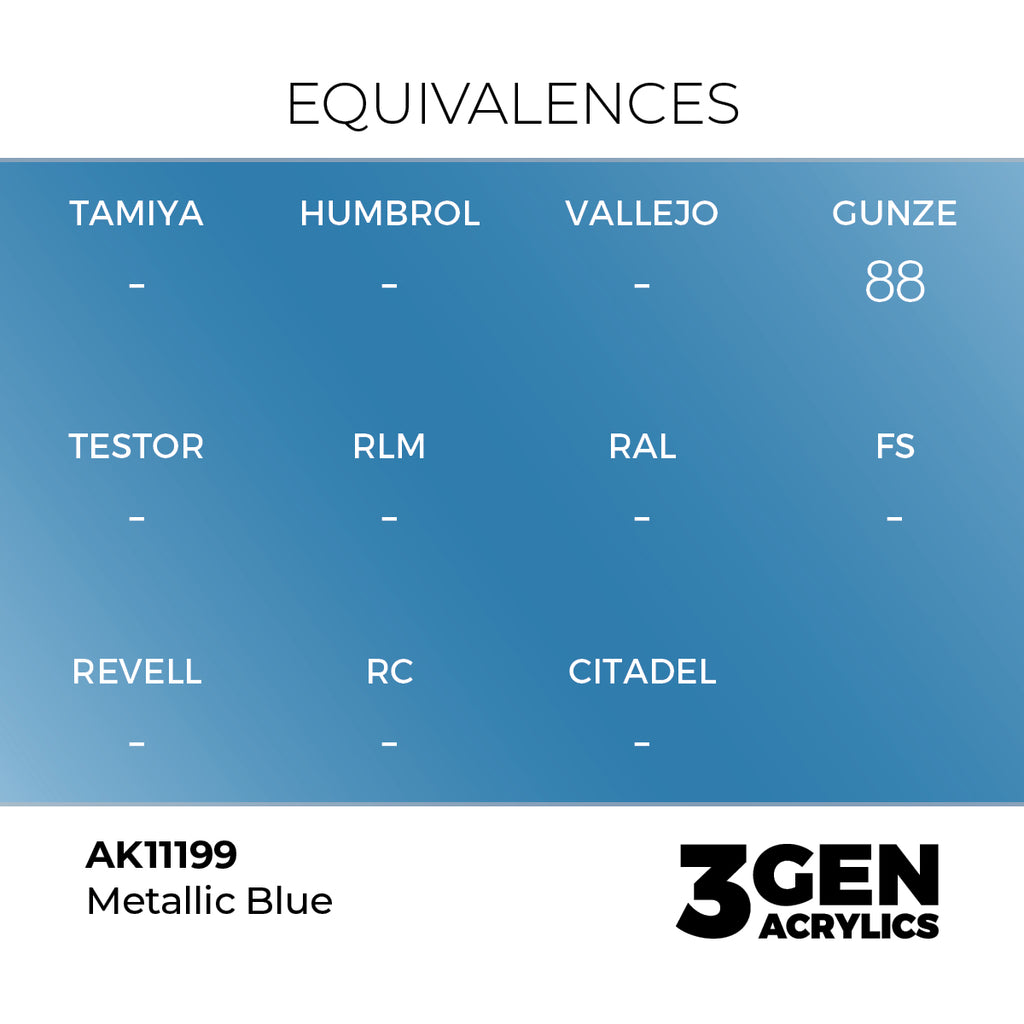 AK 3rd Gen - AK11199 - Metallic Blue