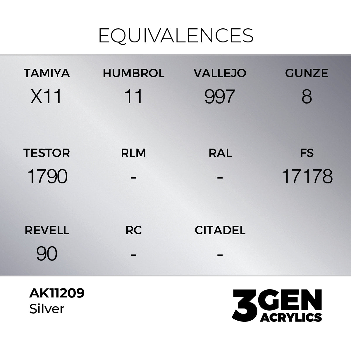 AK 3rd Gen - AK11209 - Silver