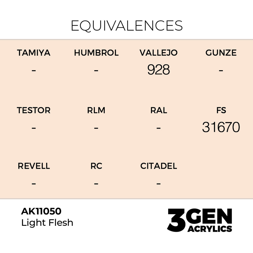 AK 3rd Gen - AK11050 - Light Flesh