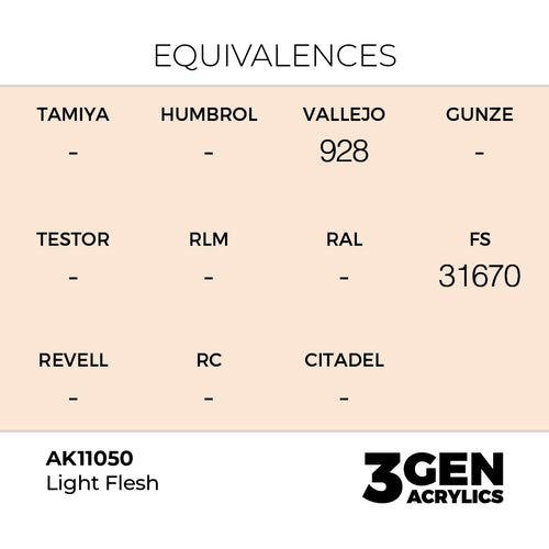 AK 3rd Gen - AK11050 - Light Flesh