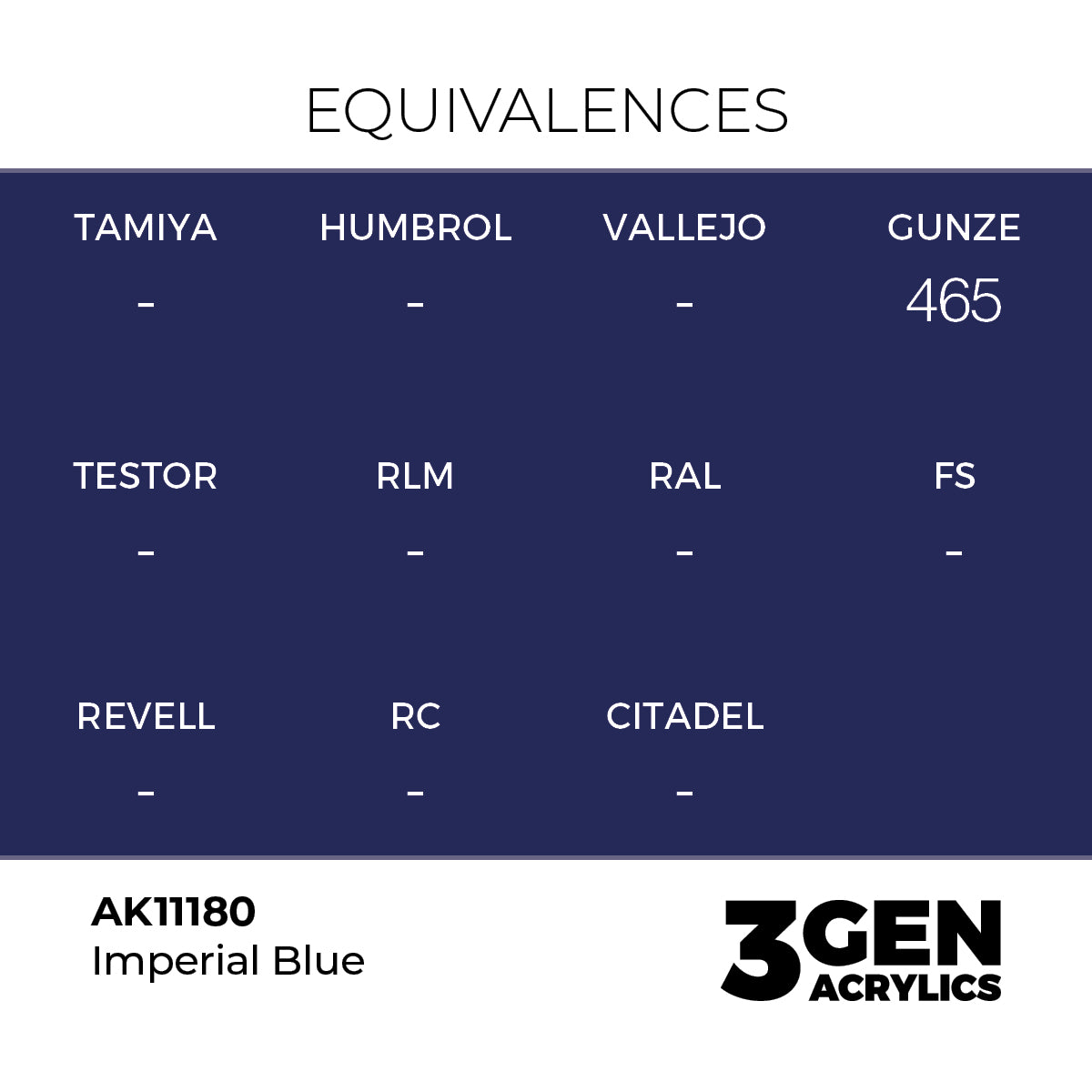 AK 3rd Gen - AK11180 - Imperial Blue