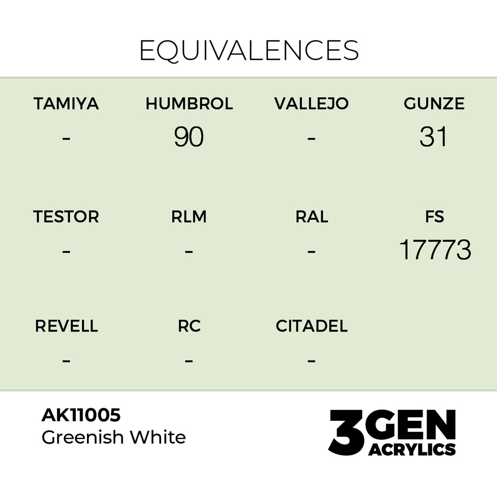 AK 3rd Gen - AK11005 - Greenish White