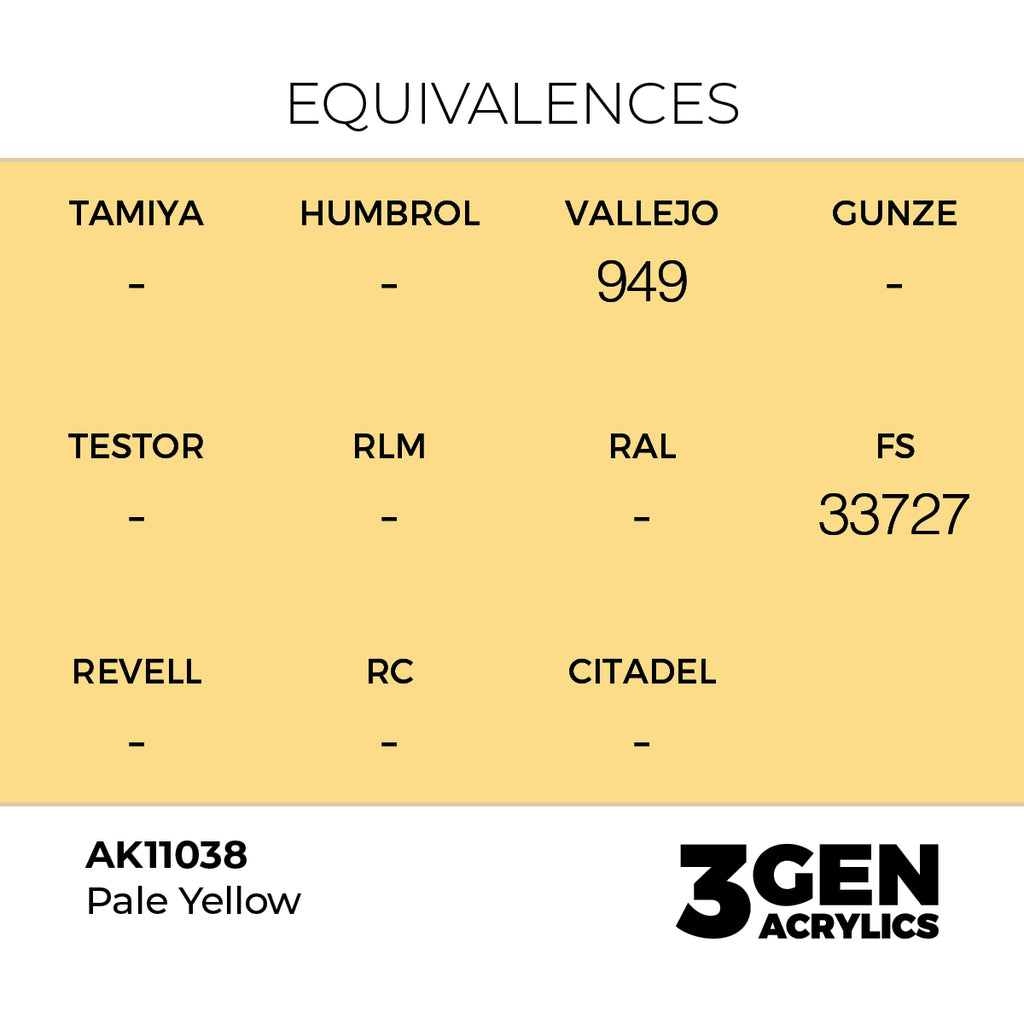 AK 3rd Gen - AK11038 - Pale Yellow