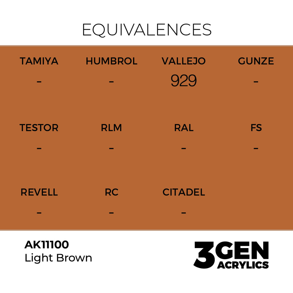AK 3rd Gen - AK11100 - Light Brown