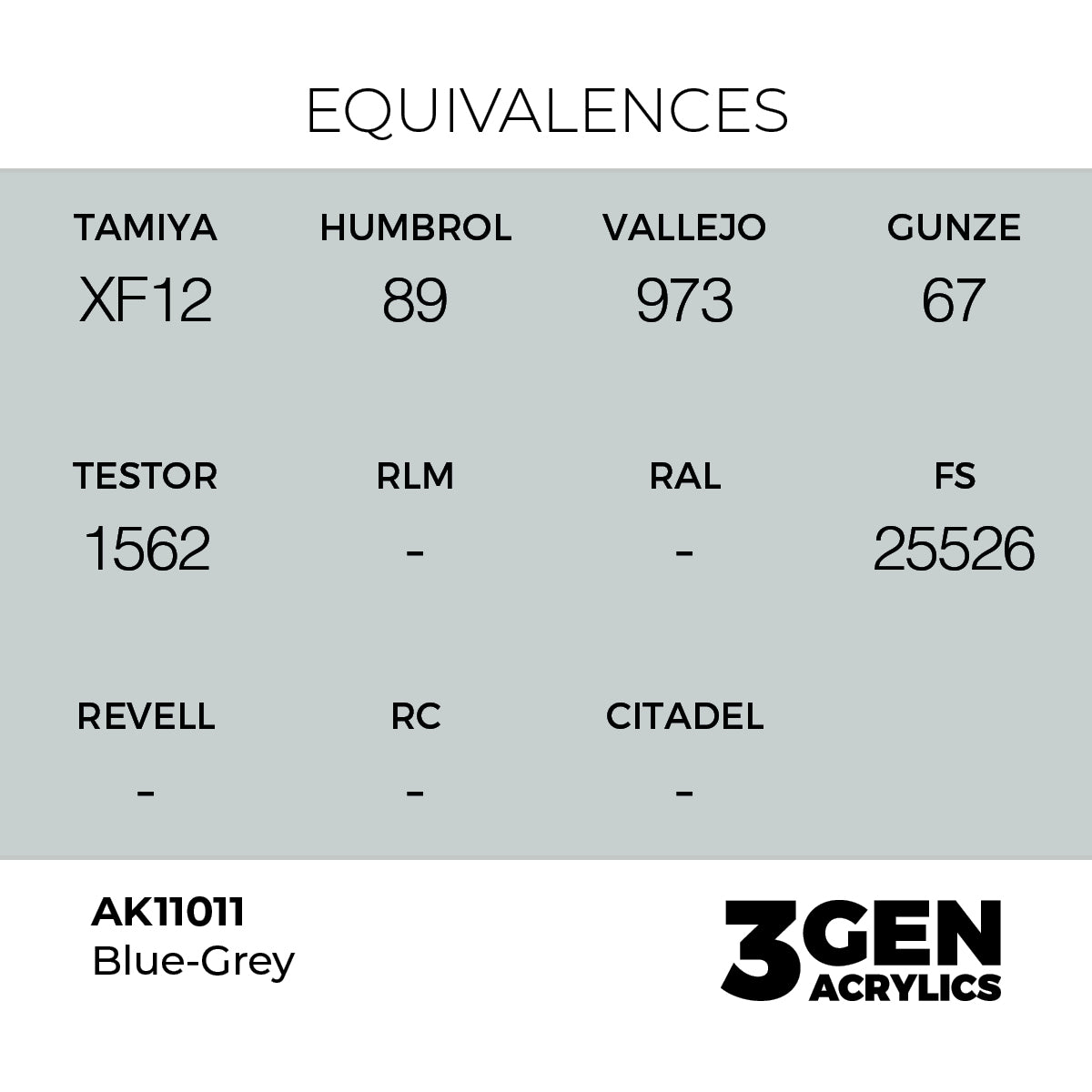 AK 3rd Gen - AK11011 - Blue Grey