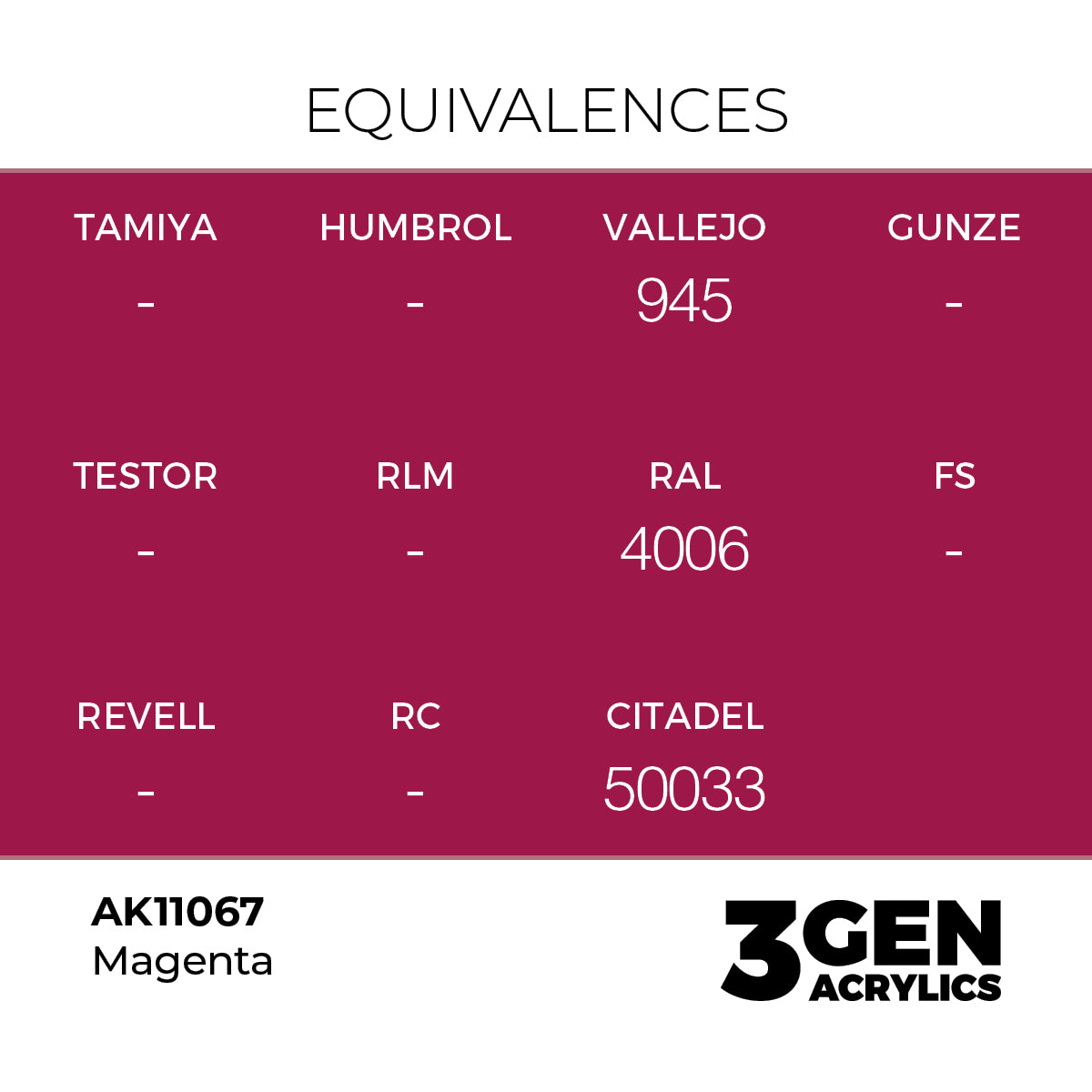 AK 3rd Gen - AK11067 - Magenta