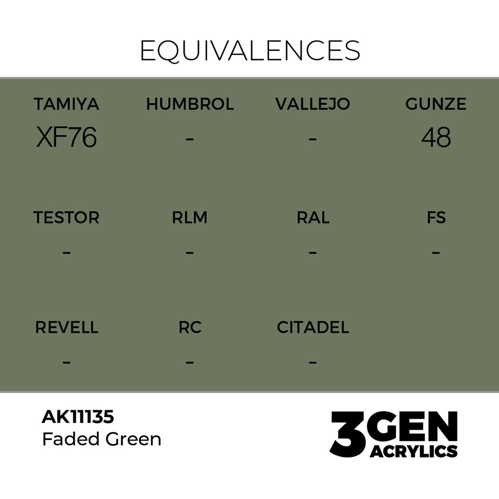 AK 3rd Gen - AK11135 - Faded Green
