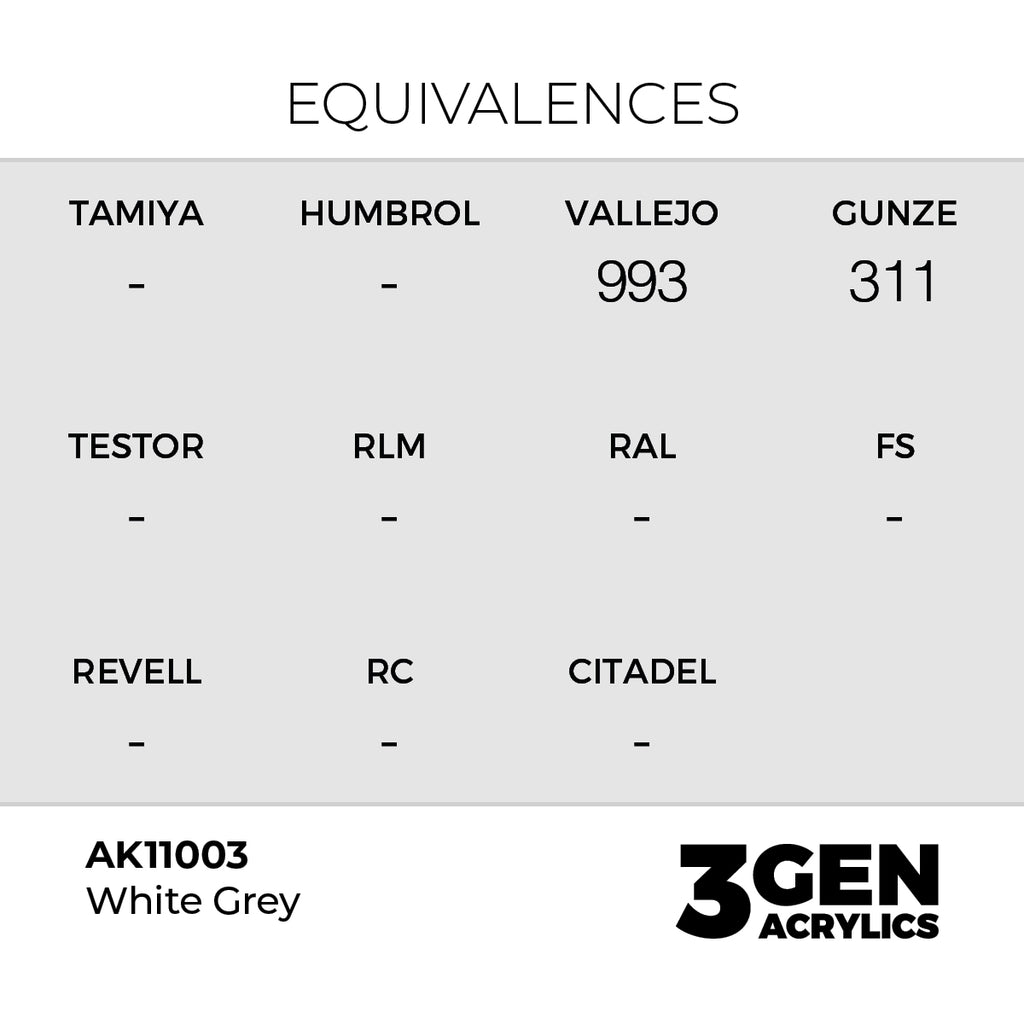 AK 3rd Gen - AK11003 - White Grey
