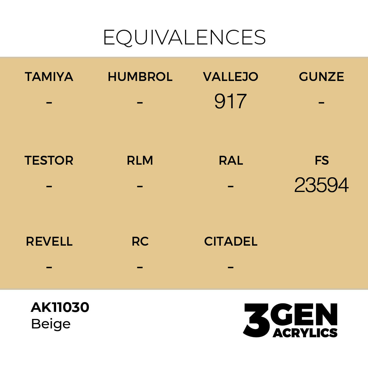 AK 3rd Gen - AK11030 - Beige