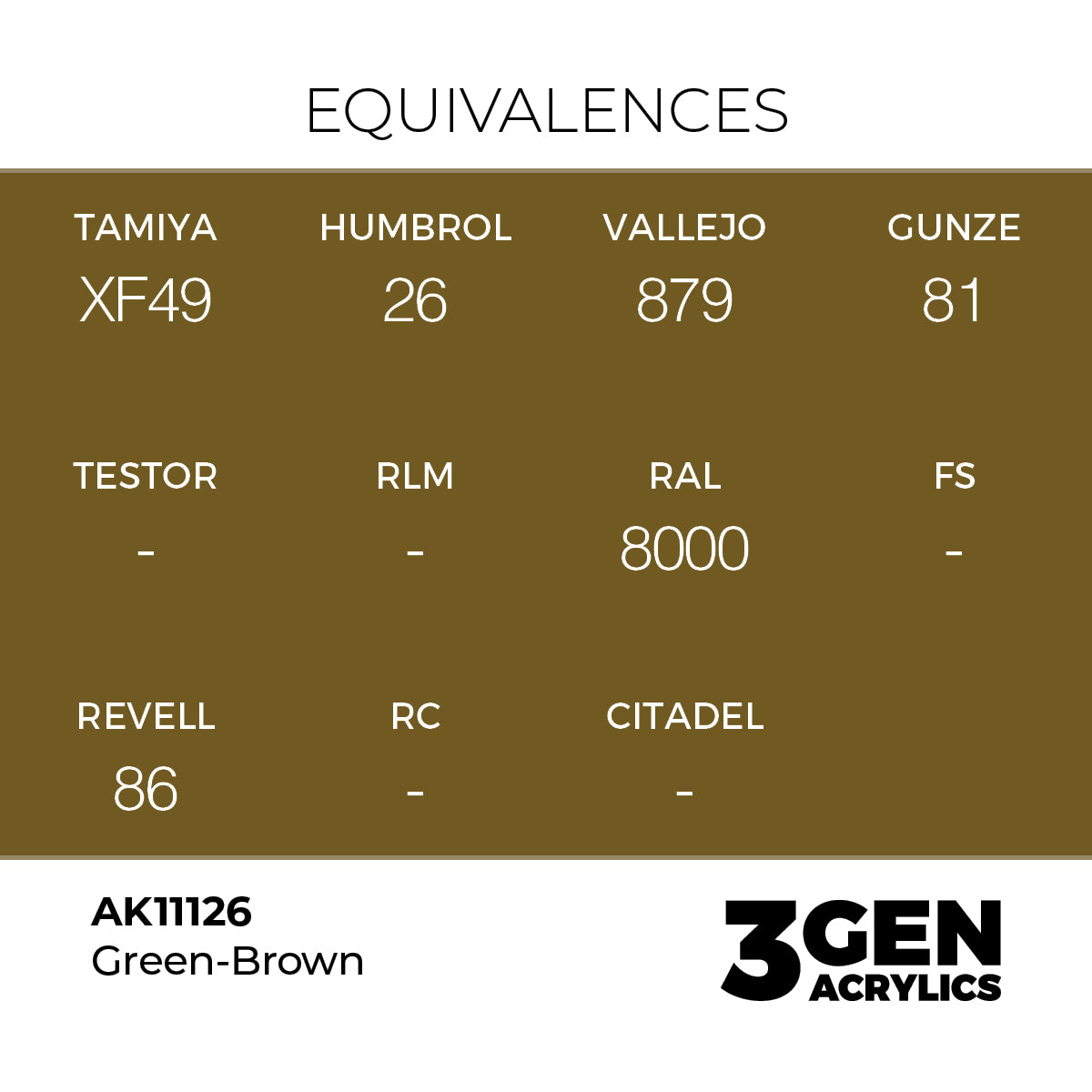 AK 3rd Gen - AK11126 - Green-Brown