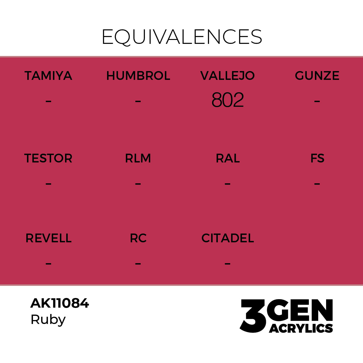AK 3rd Gen - AK11084 - Ruby