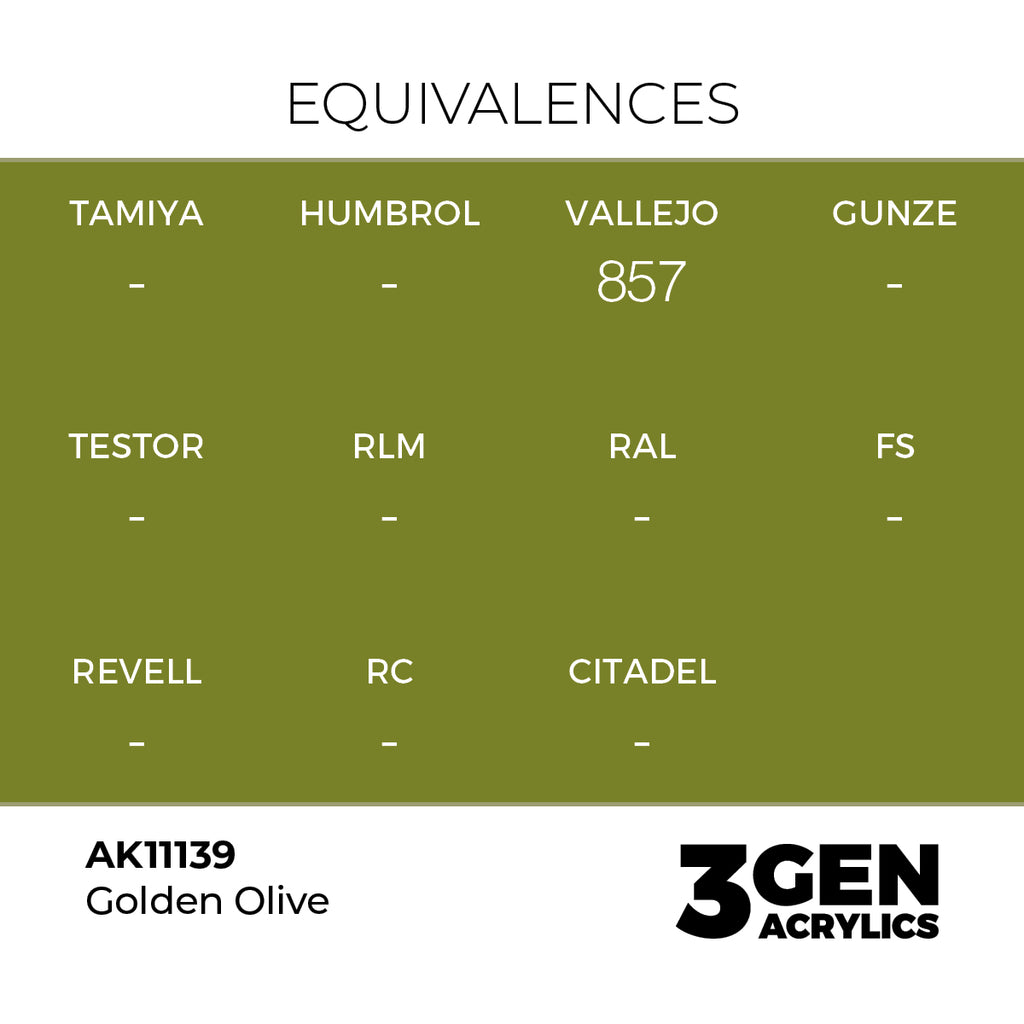 AK 3rd Gen - AK11139 - Golden Olive