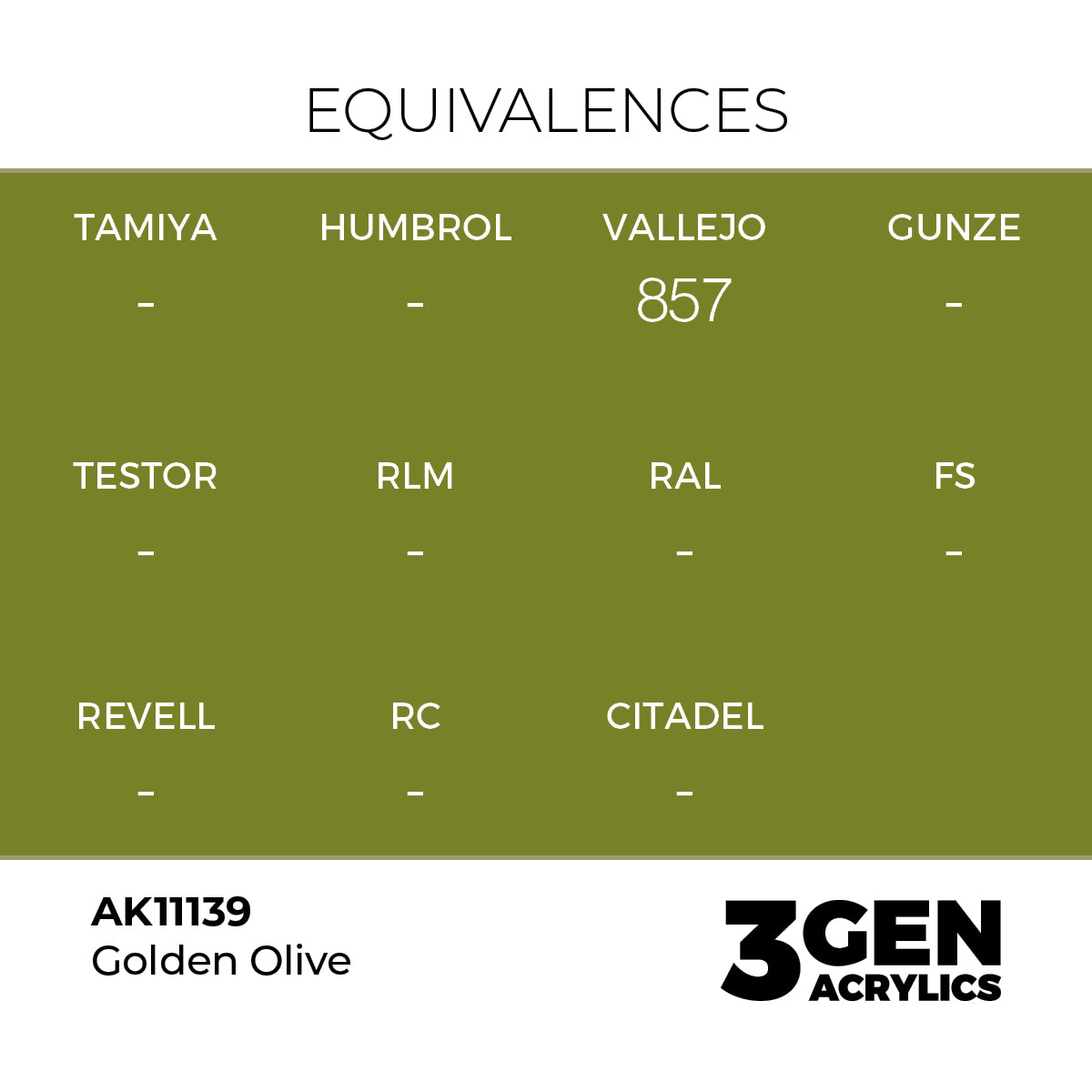 AK 3rd Gen - AK11139 - Golden Olive