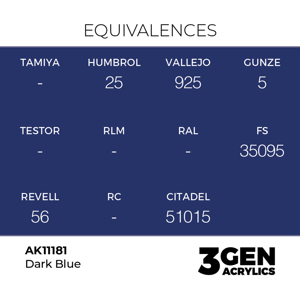 AK 3rd Gen - AK11181 - Dark Blue